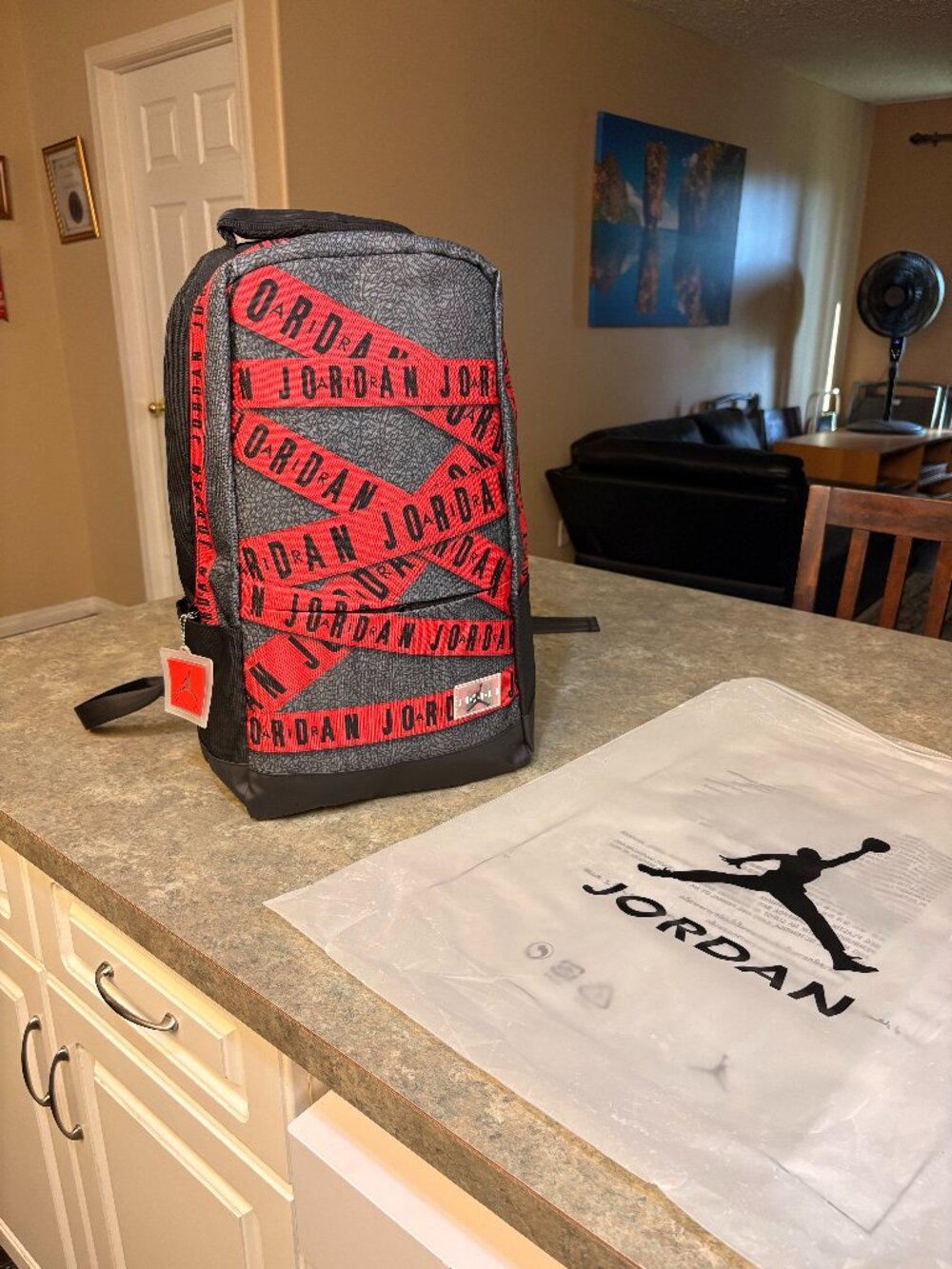 AIR JORDAN BACKPACK - JUMPMAN' (BLACK/RED)
